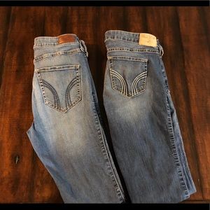 Two pairs of Hollister Jeans